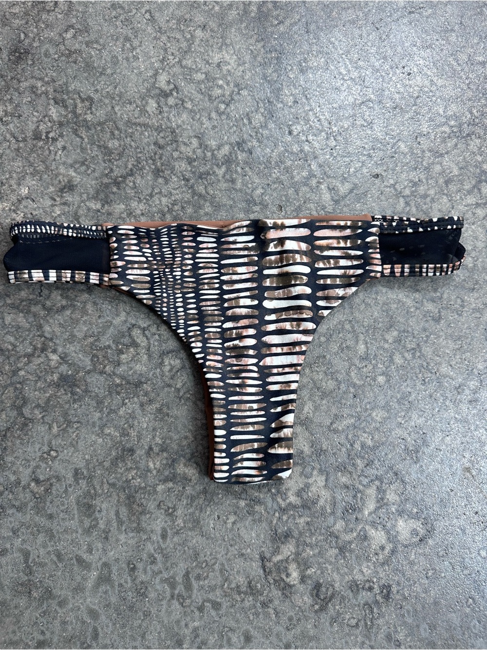 Black & Brown Swim Bottom